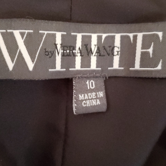 White by Vera Wang Strapless Black Dress Size 10 - Picture 5 of 5